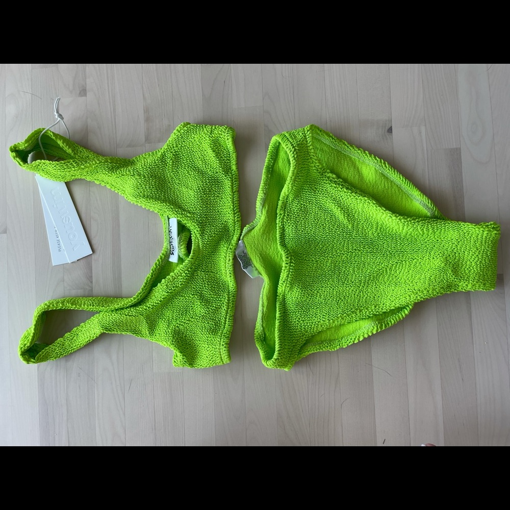 youswim Eva standard-waist two piece in Wasabi NEW